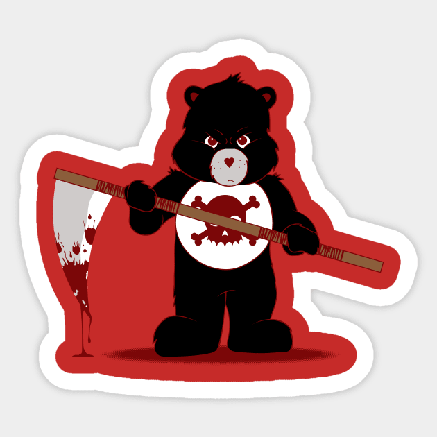 Scare Bear Sticker by iceknyght